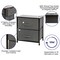 Flash Furniture Black/Gray 2 Drawer End Table Storage Organizer WX-5L200-BK-GR-GG - alternate 6